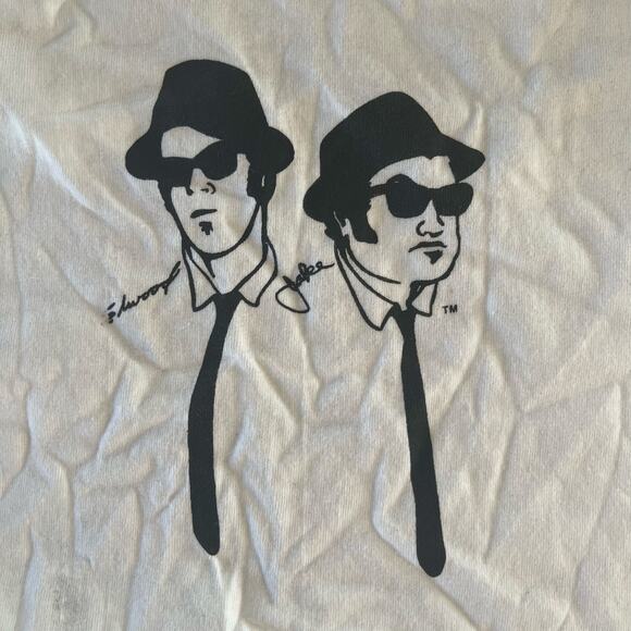 NOS Vintage 90s Single Stitch Blues Brothers House Of Blues Harvard T-shirt Lrg - Picture 3 of 13